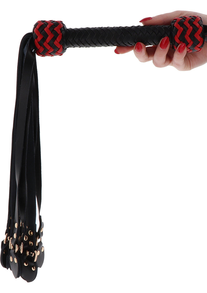 20005 hidden desire master leather cat o nine whip