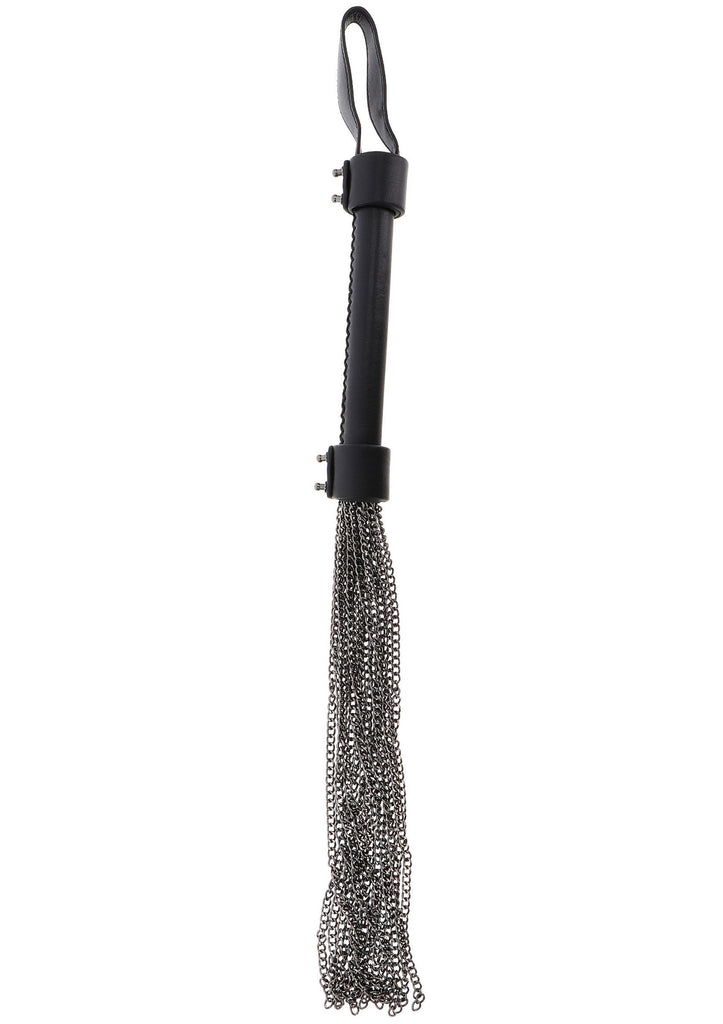 20009 hidden desire master genuine leather chain whip